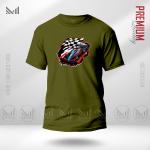 Racing Car Adult Graphic T-Shirt Made With Premium Cotton Unisex Round Neck Short Sleeve
