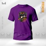 Robo Skater Graphic T-Shirt – Futuristic Skateboard Design | Premium Cotton | Unisex Round Neck | Short Sleeve | Street Style Casual Wear