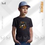 Robo Skater Kids Graphic T-Shirt – Cool Robot Skateboard Design | Premium Cotton | Unisex Round Neck | Short Sleeve | Comfortable Everyday Wear