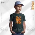 Running Kids T-Shirt – Premium Cotton | Unisex Round Neck | Short Sleeve | Comfortable Active Wear for Boys & Girls