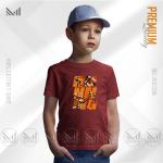 Running Kids T-Shirt – Premium Cotton | Unisex Round Neck | Short Sleeve | Comfortable Active Wear for Boys & Girls