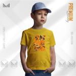 Running Kids T-Shirt – Premium Cotton | Unisex Round Neck | Short Sleeve | Comfortable Active Wear for Boys & Girls