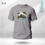 Sea Beach Graphic T-Shirt – Coastal Summer Artwork in Premium Cotton | Unisex Round Neck | Short Sleeve