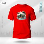 Sea Beach Graphic T-Shirt – Coastal Summer Artwork in Premium Cotton | Unisex Round Neck | Short Sleeve