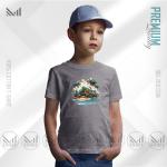 Sea Beach Kids Graphic T-Shirt – Fun Coastal Artwork in Premium Cotton | Unisex Round Neck | Short Sleeve