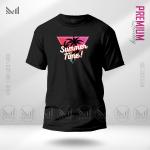 Summer Time Graphic T-Shirt – Vibrant Seasonal Print | Premium Cotton | Unisex Round Neck | Short Sleeve | Lightweight Casual Streetwear
