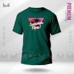 Summer Time Graphic T-Shirt – Vibrant Seasonal Print | Premium Cotton | Unisex Round Neck | Short Sleeve | Lightweight Casual Streetwear