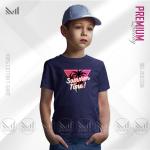 Summer Time Kids Graphic T-Shirt – Vibrant Summer Print | Premium Cotton | Unisex Round Neck | Short Sleeve | Lightweight Casual Wear for Boys & Girls