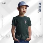 Super dad kids classic t-shirt premium cotton unisex round neck short sleeve boys & girls t shirt