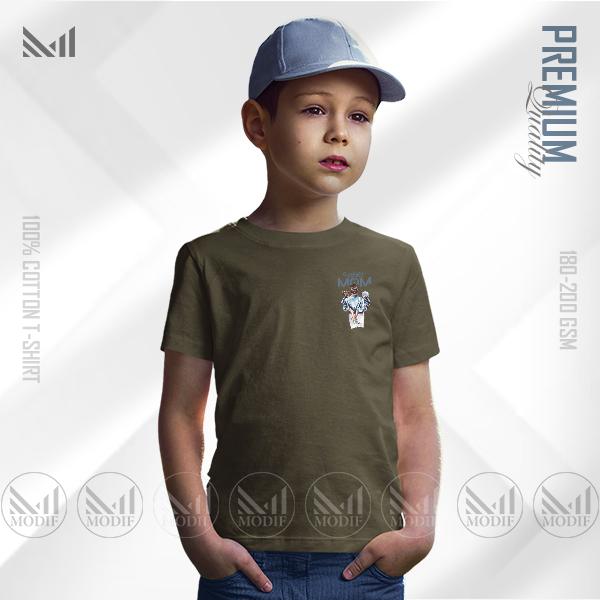 Super mom kids classic logo t shirt premium cotton unisex round neck short sleeve man women tshirt