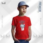 Super mom graphic kids t-shirt unisex round neck short sleeve baju tshirt boys & girls