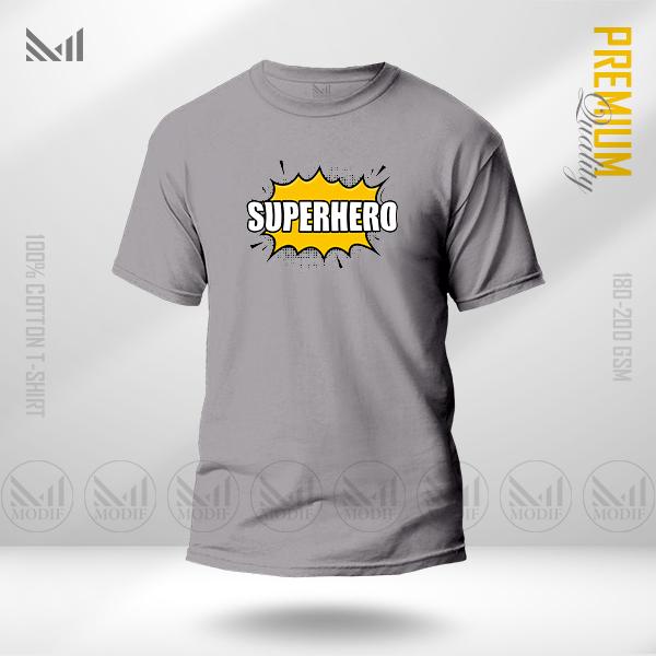 Superhero Graphic Tee | Premium Cotton | Unisex Round Neck | Short Sleeve