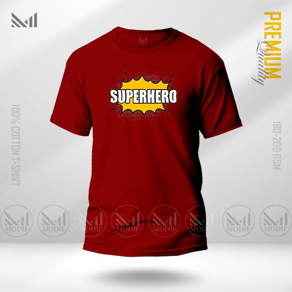 Superhero Graphic Tee | Premium Cotton | Unisex Round Neck | Short Sleeve