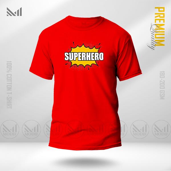Superhero Graphic Tee | Premium Cotton | Unisex Round Neck | Short Sleeve