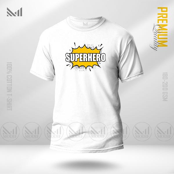 Superhero Graphic Tee | Premium Cotton | Unisex Round Neck | Short Sleeve
