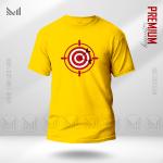Target Graphic Cotton T-Shirt for Everyday Style | Premium Soft Fabric | Unisex Round Neck Short Sleeve