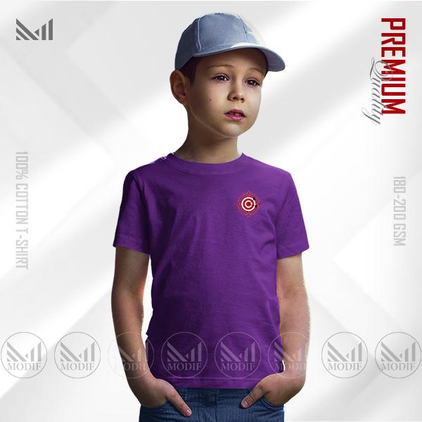 Target Kids Classic Cotton T-Shirt for Everyday Wear | Premium Soft Fabric | Unisex Round Neck Short Sleeve