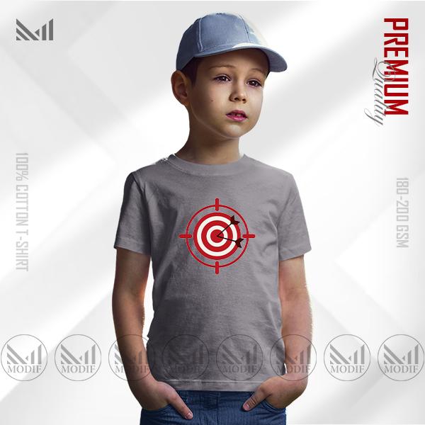 Target Kids Graphic Cotton T-Shirt for Everyday Wear | Premium Soft Fabric | Unisex Round Neck Short Sleeve
