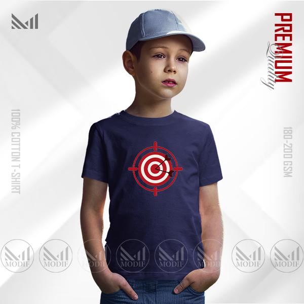 Target Kids Graphic Cotton T-Shirt for Everyday Wear | Premium Soft Fabric | Unisex Round Neck Short Sleeve