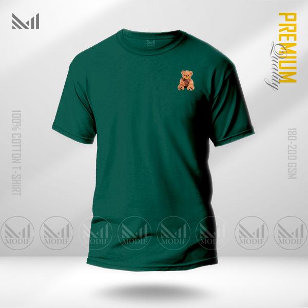 Teddy Bear Adult Classic T-Shirt Made With Premium Cotton Unisex Round Neck Short Sleeve