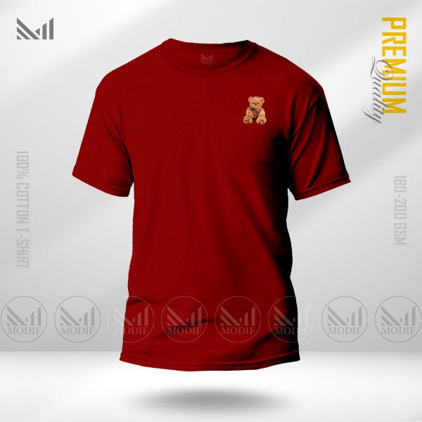 Teddy Bear Adult Classic T-Shirt Made With Premium Cotton Unisex Round Neck Short Sleeve