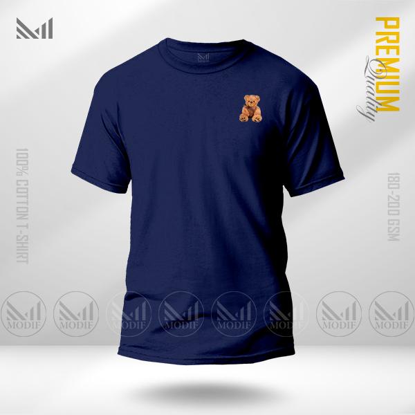 Teddy Bear Adult Classic T-Shirt Made With Premium Cotton Unisex Round Neck Short Sleeve