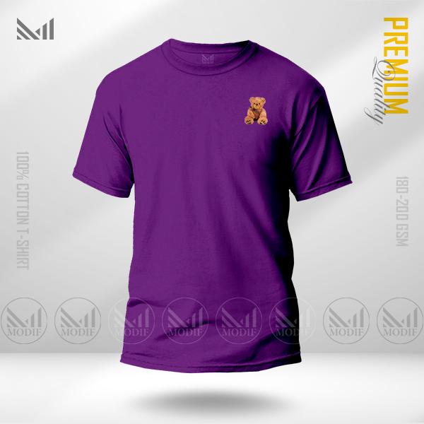 Teddy Bear Adult Classic T-Shirt Made With Premium Cotton Unisex Round Neck Short Sleeve