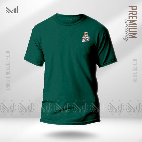 Teddy Bear Classic T-Shirt Made With Premium Cotton Unisex Round Neck Short Sleeve
