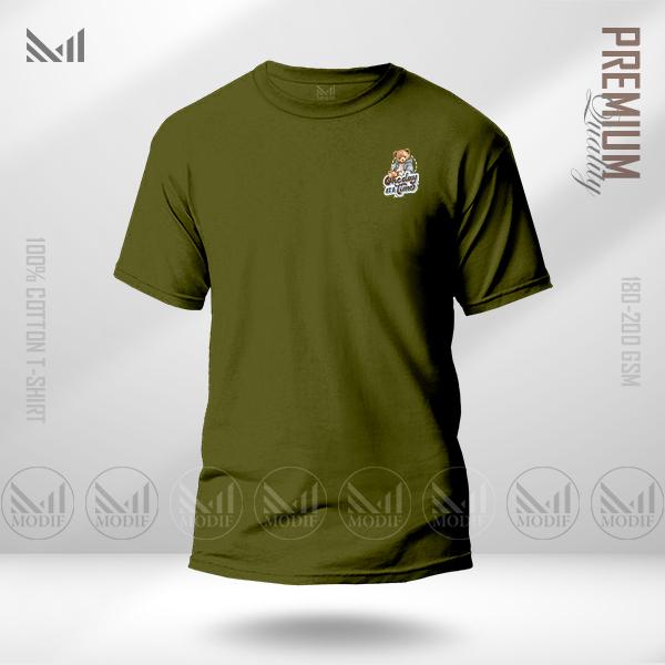 Teddy Bear Classic T-Shirt Made With Premium Cotton Unisex Round Neck Short Sleeve