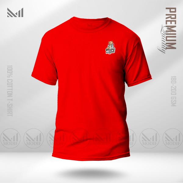 Teddy Bear Classic T-Shirt Made With Premium Cotton Unisex Round Neck Short Sleeve