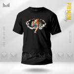 Tiger Graphic T-Shirt Made With Premium Cotton Unisex Round Neck Short Sleeve