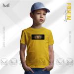 Tiger eye kids t shirt premium cotton unisex round neck short sleeve baju tshirt lelaki perempuan