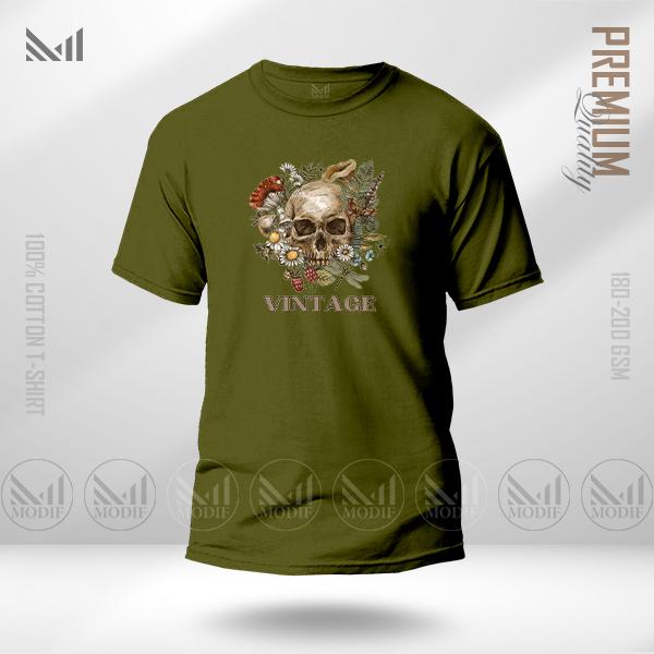 Vintage Graphic T-Shirt Made With Premium Cotton Unisex Round Neck Short Sleeve