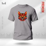 Web3 Cat Graphic T-Shirt – Futuristic Digital Cat Design | Premium Cotton | Unisex Round Neck | Short Sleeve