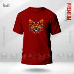 Web3 Cat Graphic T-Shirt – Futuristic Digital Cat Design | Premium Cotton | Unisex Round Neck | Short Sleeve